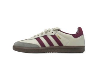 Adidas Samba "Putty Grey Maroon"