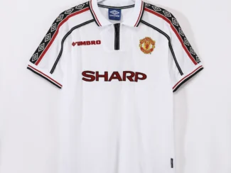maillot de foot rétro Manchester united 1998/1999