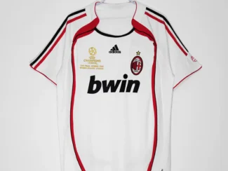 maillot de foot rétro Milan ac 2006/2007