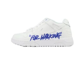 Off-White Out Of White and Blue Letters
