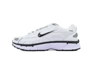NIKE P6000 WHITE METALLIC SILVER BLACK