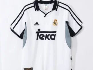 maillot de foot rétro real madrid 2000/2001